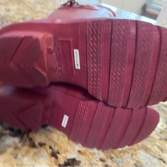 Hunter Metallic Fuchsia Youth Waterproof Boots Size 13B / 1G EU 31 - Picture 5 of 12